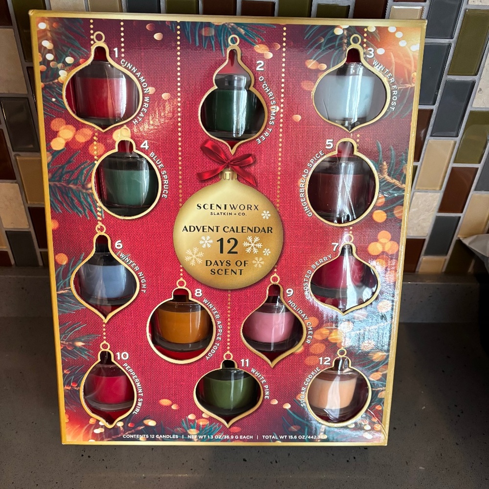 Scentworx Slatkin & Co. Candle advent calendar
